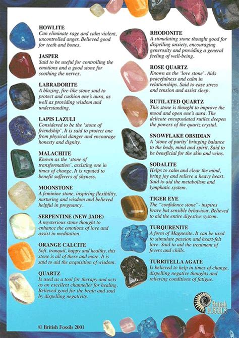 Wiccan stone interpretations
